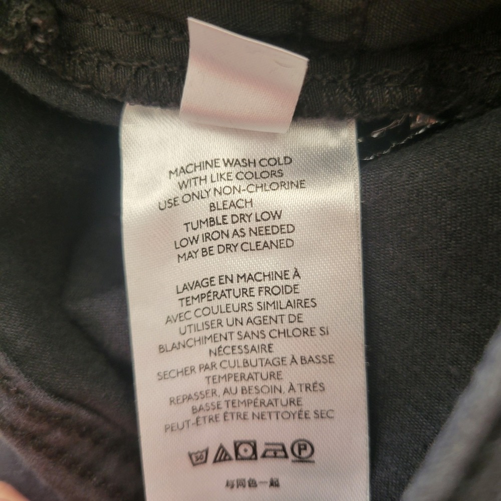 Women's We The Free Free People Distressed Black Wash Skinny Jeans ‎ 30 New Rip - Picture 10 of 10